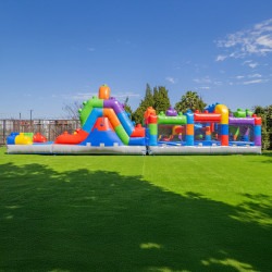 1 1743966749 Lego Obstacle course bounce house waterslide/pool Kids/Adult