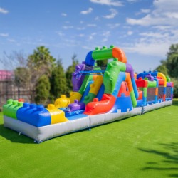 Lego Obstacle course bounce house waterslide/pool Kids/Adult