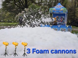 Classic White Extreme Foam Party 3 cannons per hour 50-80 people